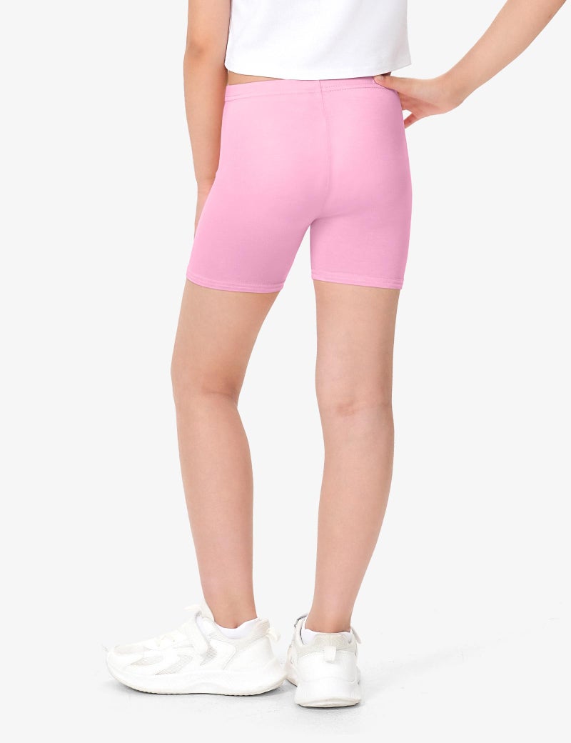 BOOPH Girls Dance Shorts Bike Short for Underdress 5-7 Years Multicolor 5 Pack - Image 4